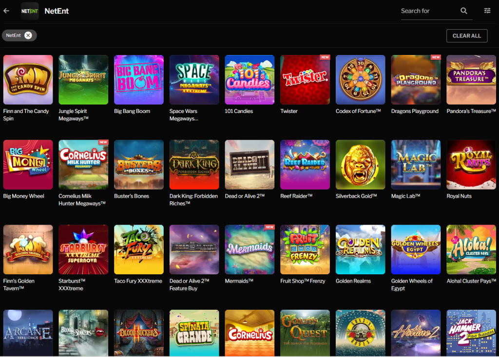 188BET Slot Provider - NetEnt popular games